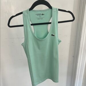 Lacoste Women's Light Green Tank Top